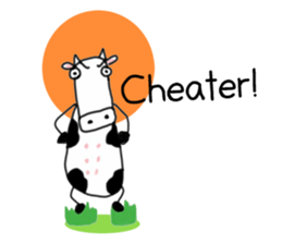 Crazy Cowy sticker #8055144