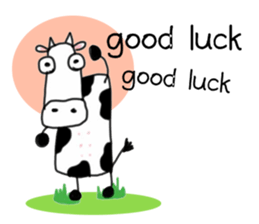 Crazy Cowy sticker #8055150