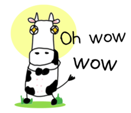 Crazy Cowy sticker #8055151