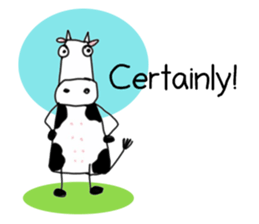 Crazy Cowy sticker #8055152