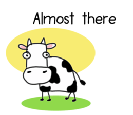 Crazy Cowy sticker #8055154