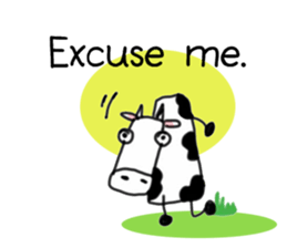 Crazy Cowy sticker #8055155