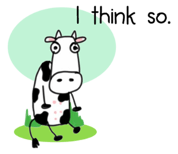 Crazy Cowy sticker #8055156