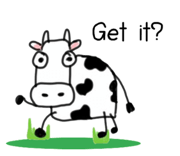 Crazy Cowy sticker #8055157