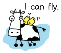 Crazy Cowy sticker #8055162