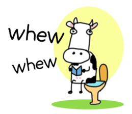 Crazy Cowy sticker #8055163