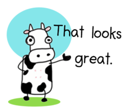 Crazy Cowy sticker #8055165