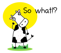 Crazy Cowy sticker #8055167