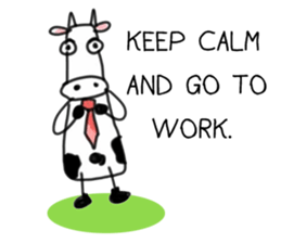 Crazy Cowy sticker #8055169