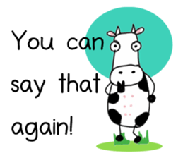 Crazy Cowy sticker #8055171