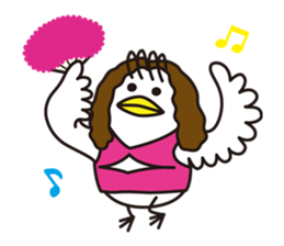 Shirota-san's birds 3 sticker #8055696