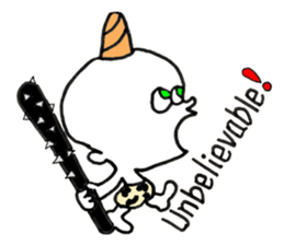 Baby Demon - ENGLISH sticker #8055784