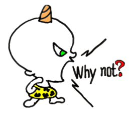 Baby Demon - ENGLISH sticker #8055790