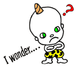 Baby Demon - ENGLISH sticker #8055802