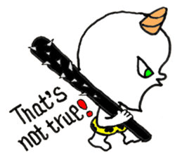 Baby Demon - ENGLISH sticker #8055807