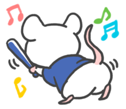 baseball game watching sticker #8056657