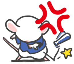 baseball game watching sticker #8056678