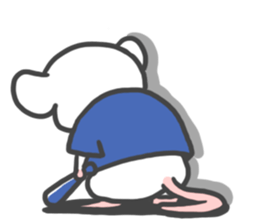 baseball game watching sticker #8056686