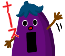 Mr.eggplant sticker #8056734