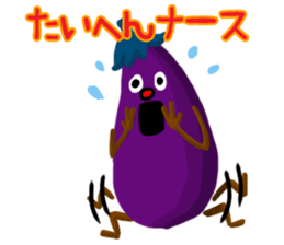 Mr.eggplant sticker #8056743