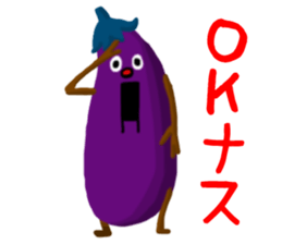 Mr.eggplant sticker #8056748
