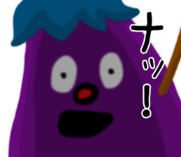 Mr.eggplant sticker #8056754