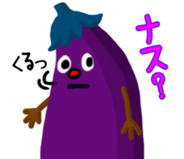 Mr.eggplant sticker #8056756