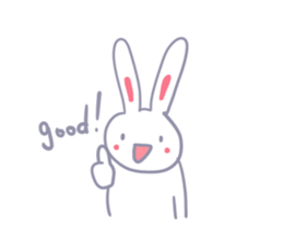 Though is a rabbit, something.3rd. sticker #8056983