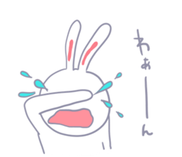 Though is a rabbit, something.3rd. sticker #8056985