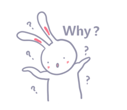 Though is a rabbit, something.3rd. sticker #8056987