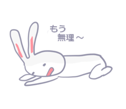 Though is a rabbit, something.3rd. sticker #8056992