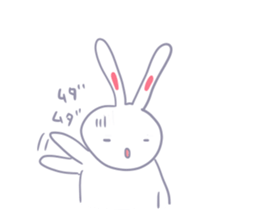 Though is a rabbit, something.3rd. sticker #8057001