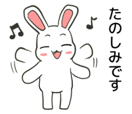 happy jocular rabbit2 sticker #8057123