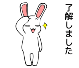 happy jocular rabbit2 sticker #8057145