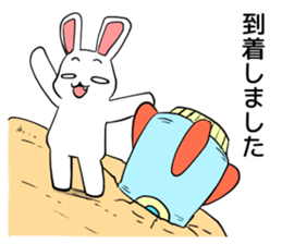 happy jocular rabbit2 sticker #8057149