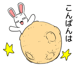 happy jocular rabbit2 sticker #8057163