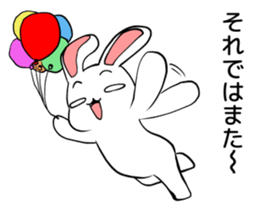 happy jocular rabbit2 sticker #8057171