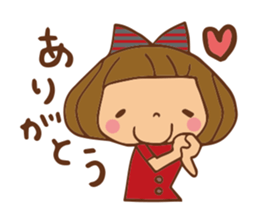 It bangs short cute Bob's girl sticker #8057456