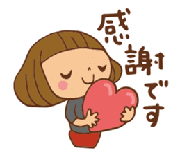 It bangs short cute Bob's girl sticker #8057457