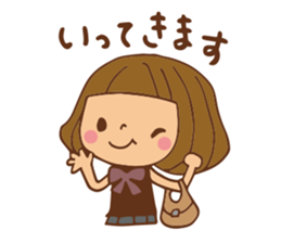 It bangs short cute Bob's girl sticker #8057462