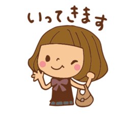 It bangs short cute Bob's girl sticker #8057462