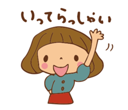 It bangs short cute Bob's girl sticker #8057463