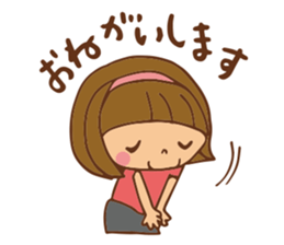 It bangs short cute Bob's girl sticker #8057466