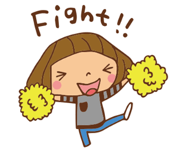 It bangs short cute Bob's girl sticker #8057468