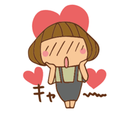 It bangs short cute Bob's girl sticker #8057470