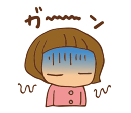 It bangs short cute Bob's girl sticker #8057473