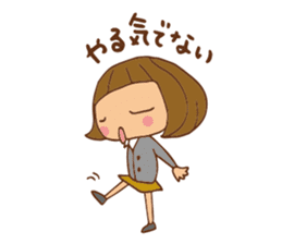 It bangs short cute Bob's girl sticker #8057477