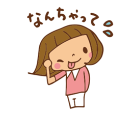 It bangs short cute Bob's girl sticker #8057478