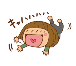 It bangs short cute Bob's girl sticker #8057479