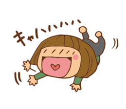 It bangs short cute Bob's girl sticker #8057479